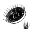 Lashify Extreme Ice 14mm Gossamer DIY Eyelash Extensions Refill, az első valaha Dual- Fibbed Lash, amely jellemzi mind a vékony és vékony szálak, fekete, könnyű hamis pillák