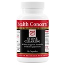 Health Concerns Stone Clearing - Vesefenntartó és húgyúti Tract Cleanse - Damp Heat & Qi Flow Herbal Formula - Phyllanthus, Gardenia, Peony & Tienchi Ginseng kiegészítés - Bladder Detox - 90 kapszula