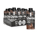 OWYN Pro Elite Vegan magas fehérje shake, csokoládé, 32g növényi alapú fehérje, a Fiber, Prebiotics, Superfoods Zöldek, Edzés és helyreállítás, 0g Net szénhidrát, Zéró cukor, Keto (12 csomag)