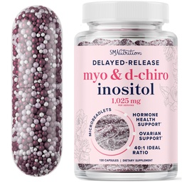 Myo- Inositol & D - Chiro Inositol Hondural Balance for Women - 124; Microbeadlets to Regulate Menstrual Cycle & Support Oregulation Health
