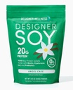 Designer Wellness, szója izolátum fehérje por biotin, hialuronsav, és Prebiotikumok, Vegan, 0 Sugar, Non-GMO, Angel Cake Vanilla, 1,87 lb