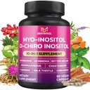 BMVINVOL Inositol Supplement - Myo- Inositol és D- Chiro Inositol Ideal 40: 1 Ratio - Plus Berberine, Fahéj, Ashwagandha + 5 More - 90 kapszula