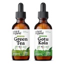 Wild & Organic Green Tea Tinktúra 2 fl oz & Gotu Kola Tinktúra 2 fl oz