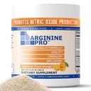 L- Arginine PRO - 124; 5,500mg L- Arginin Plus L- citrullin 1,100mg Orange Powder Drink Mix Supplement for Fokozott nitrogén-oxid termelés