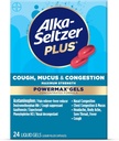 Alka- Seltzer Plus Maximális hatáserősség Köhögés, Mucus & Congestion Powermax Liquid Gels, Gyors és hatékony mellkasi congestion megkönnyebbülés, köhögés-szuppresszáns, Felnőttek és gyermekek számára 12 év és idősebb 24