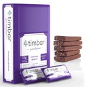Timbar Protein Bars 12 Pack 124; 12g Protein & 9g Fiber Plant Based- Energy & Nut Bars
