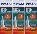 Zicam Intense Sinus Relief, Cooling Menthol & Eucalyptus Pump 0,5 fl oz (Mennyiség 3)