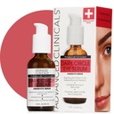 Advanced Clinicals Dark Circle Koffein Under Eye Serum For Face With Hyaluronic Acid Moisturizer + Peptides Therapy 124; Brighting Vitamin C Serum Helps Improving Look Of Puffy Eye & Fine Lines, 1.75 Fl Oz
