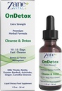 Zane OnDetoch10 - 15 Days Fast Cleanse and Support - 124; Detox & Repair Supplement with Milk Thistle, Nettle, Greater Burdock, Artishock & More124; Vegan Wonder124; Non- GMO Therape124; Gluten- Free Fl Oz.- 30ml