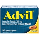 Advil bevont kupak fájdalom enyhítő és láz csökkentő Ibuprofen 200mg, 24 gróf