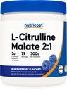 Nutricost L- citrullin malát 2: 1 (300 Nagyi) (Kék málna)