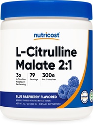 Nutricost L- citrullin malát 2: 1 (300 Nagyi) (Kék málna)