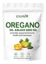 Oregano Softgels, Oregano Oil with Black Seed Oil Promotes Seasonal Immune Health and Harmesses, Oregano Oil Supplement Capsules, Non-GMO, Gluten Free, 300 Softgel Capsules Dietary Supplement