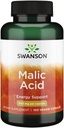 Swanson Malic Acid - Natürliche Ergänzung Förderung der Cellular Energy Production - Ergänzung Formel zu helfen Nourish '&' Energizes Muskeln - (100 Veggie Kapseln, je 600mg)