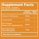CoQ10 300 mg-os kapszula, Vegán Energia Termelési Kiegészítés, Nem-GMO, Gluten Free - 60 Veggie kapszula