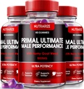 NutraRize (3 Pack) Primal Ultimate Gumies, Official PrimalUltimate Performance Supplement, The Key to Regain Confidence, Premium Gumy, Official Prime Ultimate Reviews (180 Gumies)