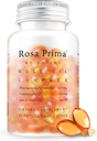 Unichi Rózsaolaj-vitamin E kiegészítés a bőr és a regeneráció, Menstruációs ciklus hangulatkezelés, Légzés Frissítés, 90 Softgels