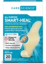 Care Science Smart Heal All- Cél Hydrocloid Gel Bandages, 20 ct. 124; 100% vízálló pecsét, redukáló hegesedés, sebápolás vagy buborékcsomagolás