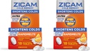 Zicam Ultra Cold Remedy Cink Rapidmelts, Orange Cream Flavor, Homeopátiás, Hideg Rövidítő Gyógyszer, Rövid Hideg Időtartam, Sugar- Free, Dye- Free, 18 Count (2-es csomag)