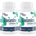 Liposzomális L- Theanine 500mg, Komplex GABA 200mg & Magnézium 100mg, Extra Erő kiegészítés a nyugalom, relaxáció és fókusz, glutén mentes - 120 kapszula