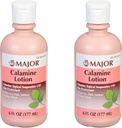 MAJOR Calamin Lotion - Calamin Topical Suspension USP Bőrvédő szer - 6 Fl Oz (177 ml) (2 csomag)