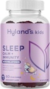 Hyland 's Kids Sleep Sleep Sleep & Immunity Support with Melatonin, Sleep Aid Gumies with Vitamin C, Cink, Elderberry & Chamomile, Helps with Sleepless and Restless, 60 Vegan Gumies