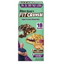 FITCRUNCH Protein Bárok, Snack Size Variety Pack, Gluten Free (18 Bárok, menta csokoládé Chip & Mogyoróvaj zselé)