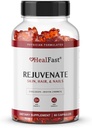 HealthFast Refault Vitamin és ásványi gumi kiegészítés - Collagen Gummees + Vitaminok, Biotin, és Cink - Anti Aging Beauty & Skin Supplement Clinically -Studed & Medical Formuled - 60 Count