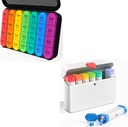 Heti Pill Organizer 4 alkalommal egy nap és 2 alkalommal egy nap