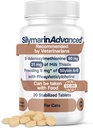 Máj-egészségügyi kiegészítés macskák - Tej zsiradék macskák máj támogatás S- Adenosilmetionin (Ugyanaz) & Silybin - 30 tabletta