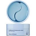 TEREZ & HONOR Szemtapaszok sötét körökhöz - 60 koreai hydrogel maszkok Puffiness, zsákok koffein, Hyaluronic Acid, Niacinamid - Undereye Brighting, hidratálás, anti-Wrinkle & Cooling