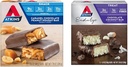 Atkins karamell csokoládé Mogyoró Nougat Snack Bar, 5 Count and Chocolate Coconut Bar, 5 Count Bundle