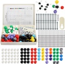 YOPAY 240 Pieces Molecular Model Kit, Organic and Inorganic Chemistry Molecular Structure Model, 86 Atoms és 153 Links és 1 rövid Link Remover eszköz