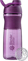 BlenderBottle SportMixer Shaker üveg Tökéletes proteinrázás és pre workout, 28- Ounce, Plum