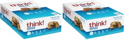 Gondolkozz! MINIS Protein Snack Bars, glutén mentes, csokoládéchip, 15 gróf (2-es csomag)