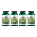 Swanson Turmeric & Black Pepper - Organic Joint Health, Heart Health, Digestion, & Máj Support Supplement - Natural Formule for Enhanced Bioacability & Absorption - (60 Veggie Capsules) 4 Pack