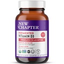 Új fejezet Fermentált D3-vitamin 2000 NE, Organic, One Daily for Immune, Heart & Bone Support + Whole- Food Turmeric, Adaptogen Reishi gomba, 100% vegetáriánus, glutén mentes, 90 gróf