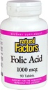 Természetes tényezők Folic Acid 1 MG, 90 CT