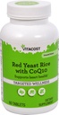 Vitacost Red Yeast Rice 1200 mg CoQ10 - kiterjesztett kiadás - 60 tabletta