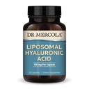 Dr. Mercola Liposomal Hyaluronic Acid, 30 Servings (30 kapszula), 100 mg Kapszulánként, Diétás kiegészítés, Promotes Skin Appearence, Non-GMO
