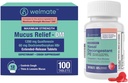WELMATE Complete Cold & Allergy Relief Kit: Maximális hatáserősség Nasal Decongestant PE (200 tabletta) & Mucus Relief DM 1200mg Guaifenesin / 60mg DXM (100 Ct) - Non-Drowsy Sinus, Cough, and Congestion Relief