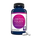 MD Life L- Metilfolát 7, 5 mg kiegészítés - Professional- Grade Active L Metilfolát kiegészítés - 120 kapszula - L- Metilfolát 7, 5 mg - Maximális potencia MTHFR W / Essential Amino Acids