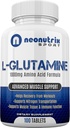 L-Glutamin 1000mg Amino Acid kapszula Munkamenet Recovery Supplement for Immune, Digestive & Gut Support Nitrogén transzporter Izom Recover & Endurance férfiaknak és nőknek a Neonutrix Sport