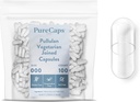 PureCaps USA - Üres Vegetáriánus Vegán Pullulan Pill Capsule Size 1000 Ft 124; 1000 Ft.
