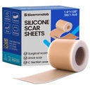 Silicone Scar Sheets Sebészeti szalag (1.6 "x120" Roll) Arc Patches Acne Treatment C szakasz Strips, Skin- Érzékeny orvosi minőségű hegesedés kötegek lapok Keloid, Stretch és Tummy Tuck Recovery