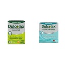 Dulcolax Stimulant Laxative Tablets (100 Count) Gyenge Overnight Constipatio Relief, Bisacodyl 5mg & Stool Softtener Laxative Liquid Gel Capsules (100ct) for Gentle Relief, Docusate Nátrium- 100 mg