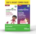 Welents Organic Day & Nighttime Children 's Cough Combo Symbol 124; Soothing Daytime & Nighttime Cough Relief USDA Organic 124; Value Pack (2) 4 Fl Oz. palackok, 1 év +