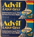 Advil Liqui- Gels Minis, 80 kapszula palackonként (3 üveg)