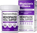 Physician's CHOICE Menopause Probiotische Ergänzung für Frauen - unterstützt Hormon Balance, Hot Flashes, Nacht Sweats, Gewichtsmanagement, Bloating & Gut Health - mit Black Cohosh, Resveratrol+ - 45ct
