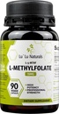 Lu'Lu Naturals L-Methylfolat 15mg Optimierte und aktivierte Folsäure. 90 Veggie Caps Methyl Folat, L-5-mthf